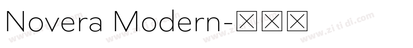 Novera Modern字体转换